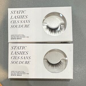 Static Nails Black Lashes Bundle of 2.
